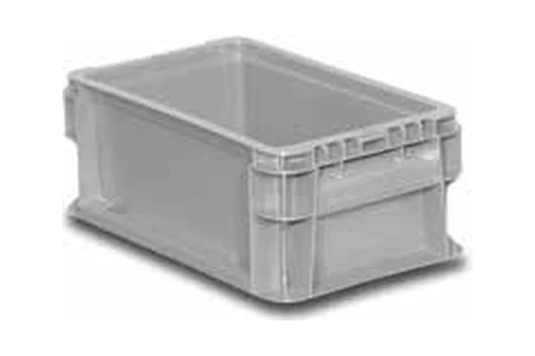 12x7x5 Straight-Wall Tote, Smooth Bottom