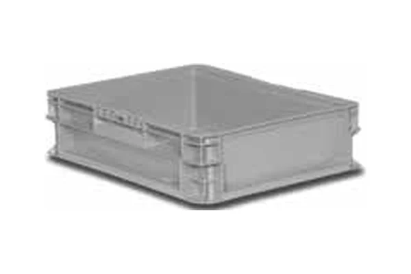 15x12x5 Straight-Wall Tote, Grid Bottom