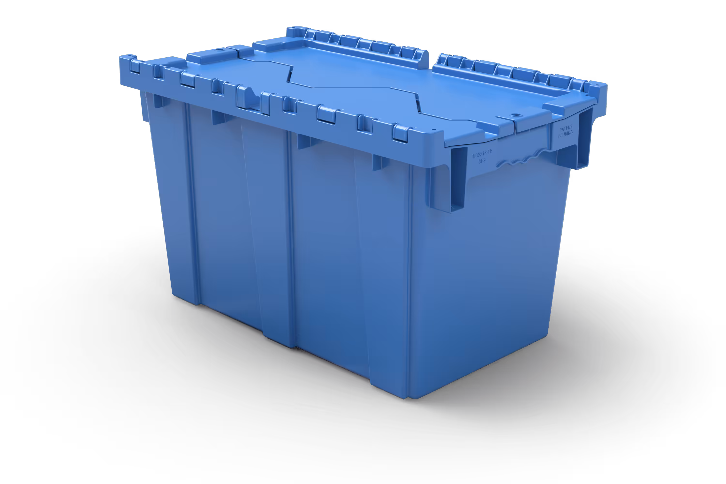 22x13x12 Attached-Lid Tote