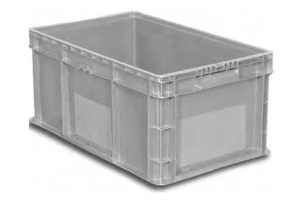 24x15x11 Straight-Wall Tote, Grid Bottom