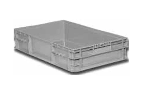 24x15x5 Straight-Wall Tote, Grid Bottom
