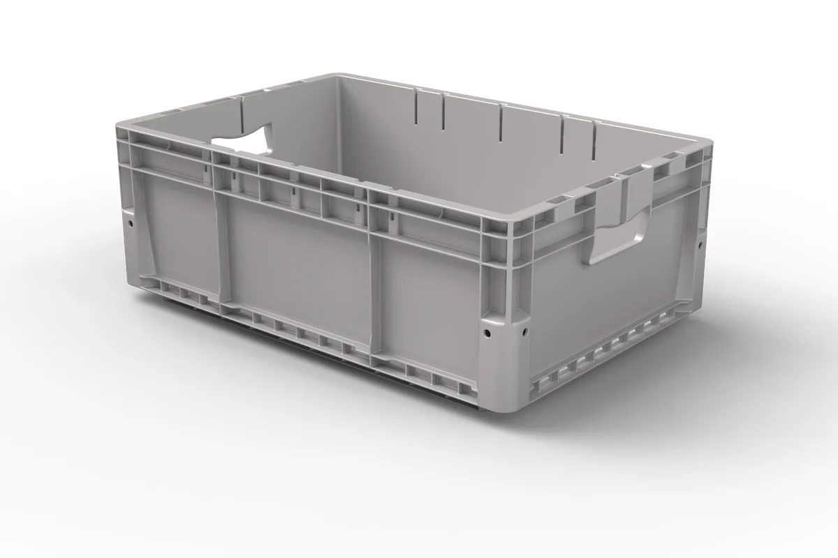 600x400x220 Stack-Only Automation Container with Dual Base Bottom