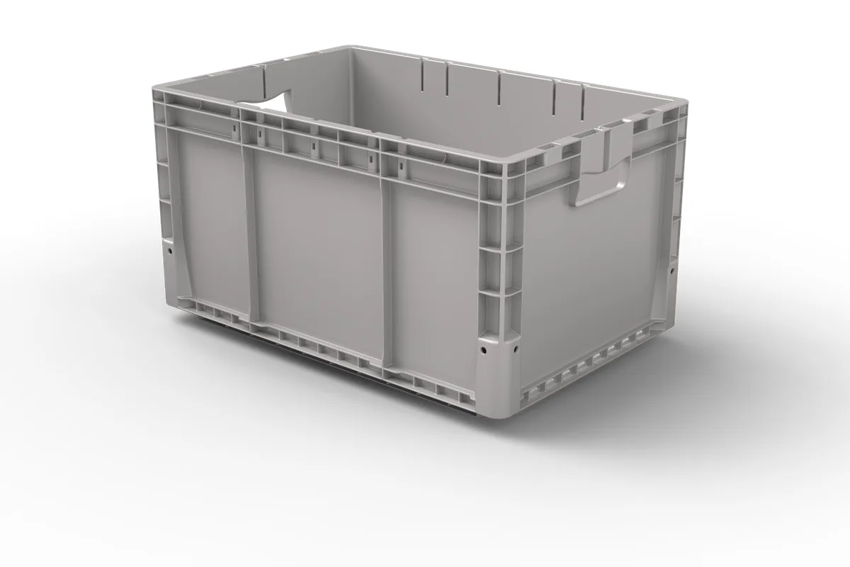 600x400x325 Stack-Only Automation Container with Dual Base Bottom