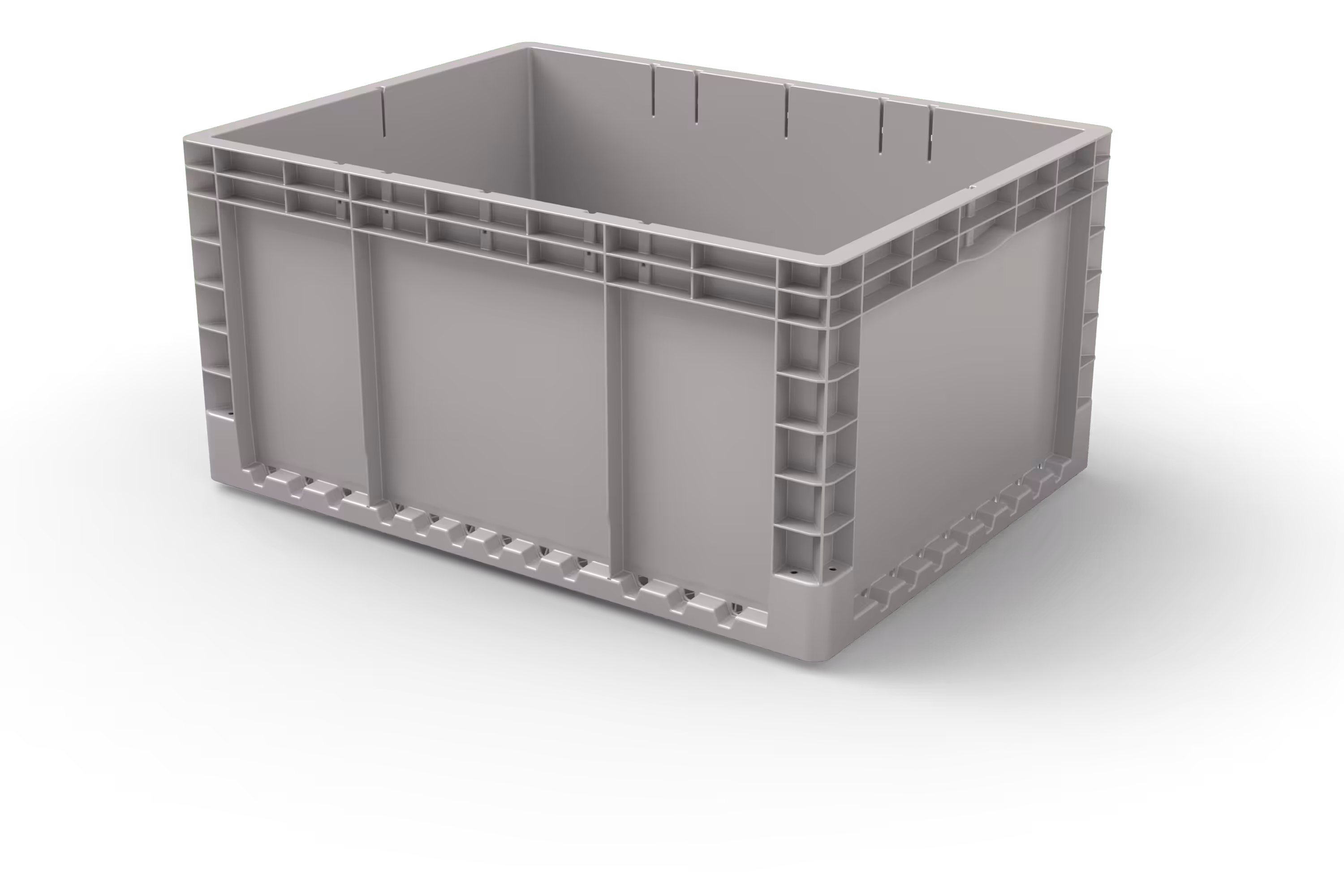 800x600x400 Stack-Only Automation Container with Hybrid Bottom