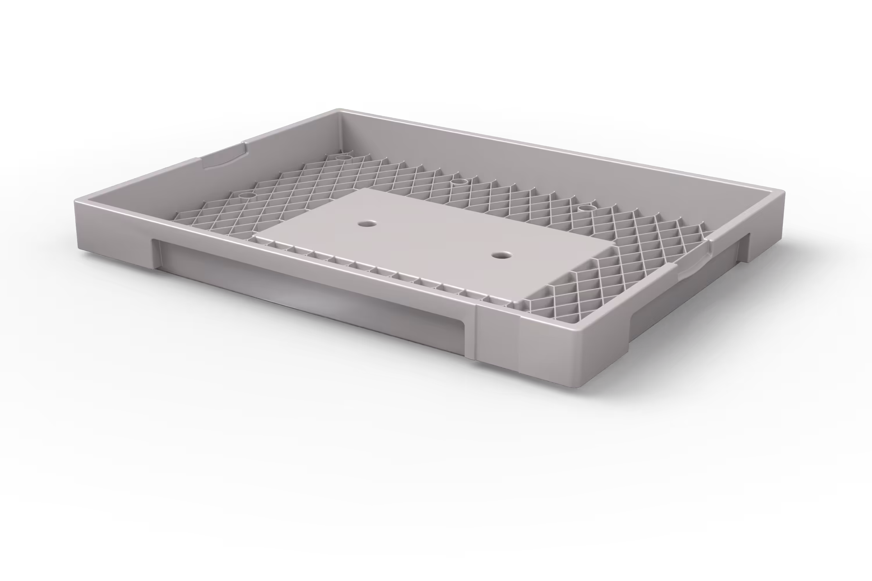 800x600x80 Automation Storage Tray with Hybrid Base