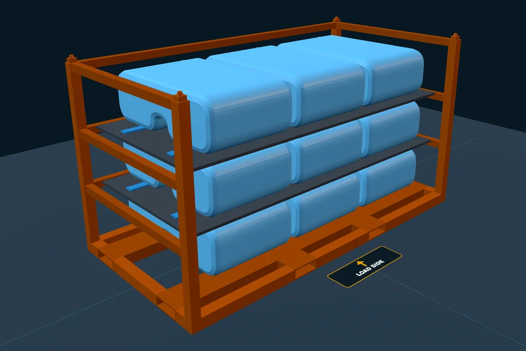 Shelf racks concept in the PSS Packaging Studio